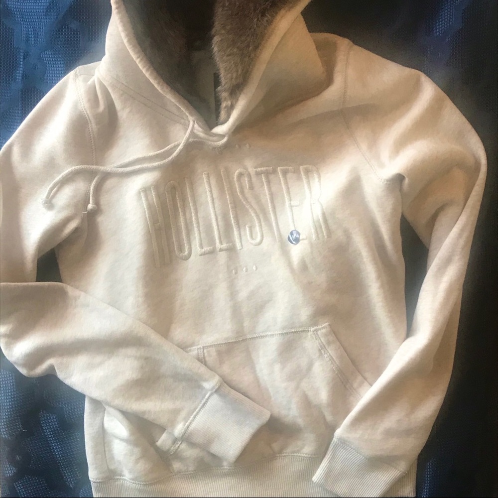 Hollister Faux Fur Hoodie